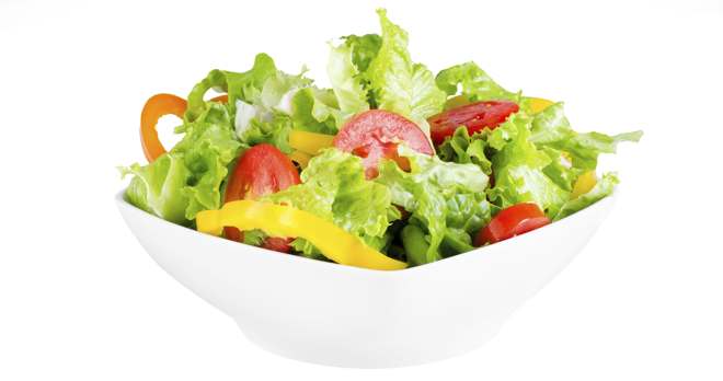 Why are salads a healthy option?