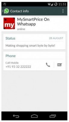 MySmartPrice on WhatsApp