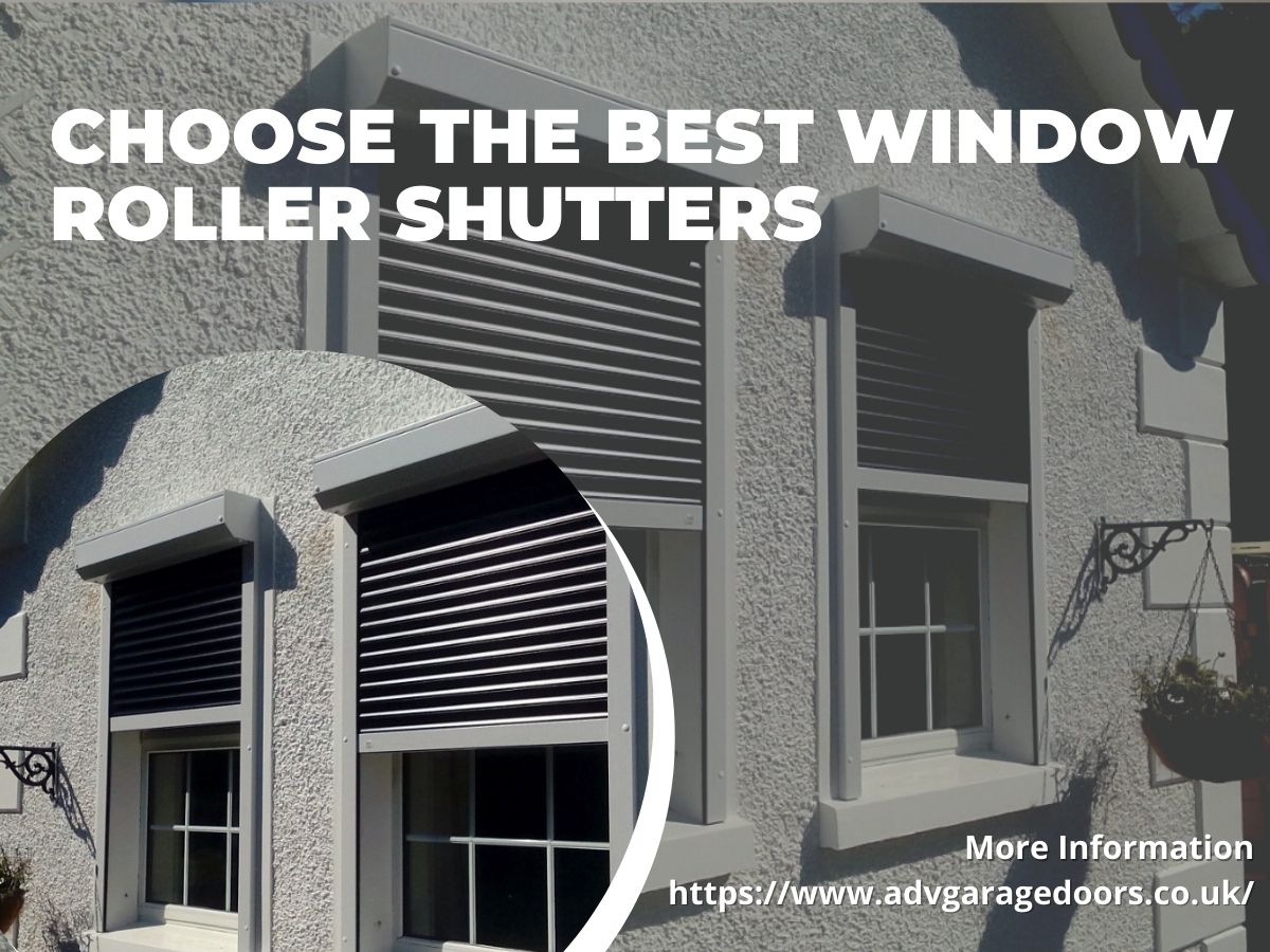 Steel garage roller shutter